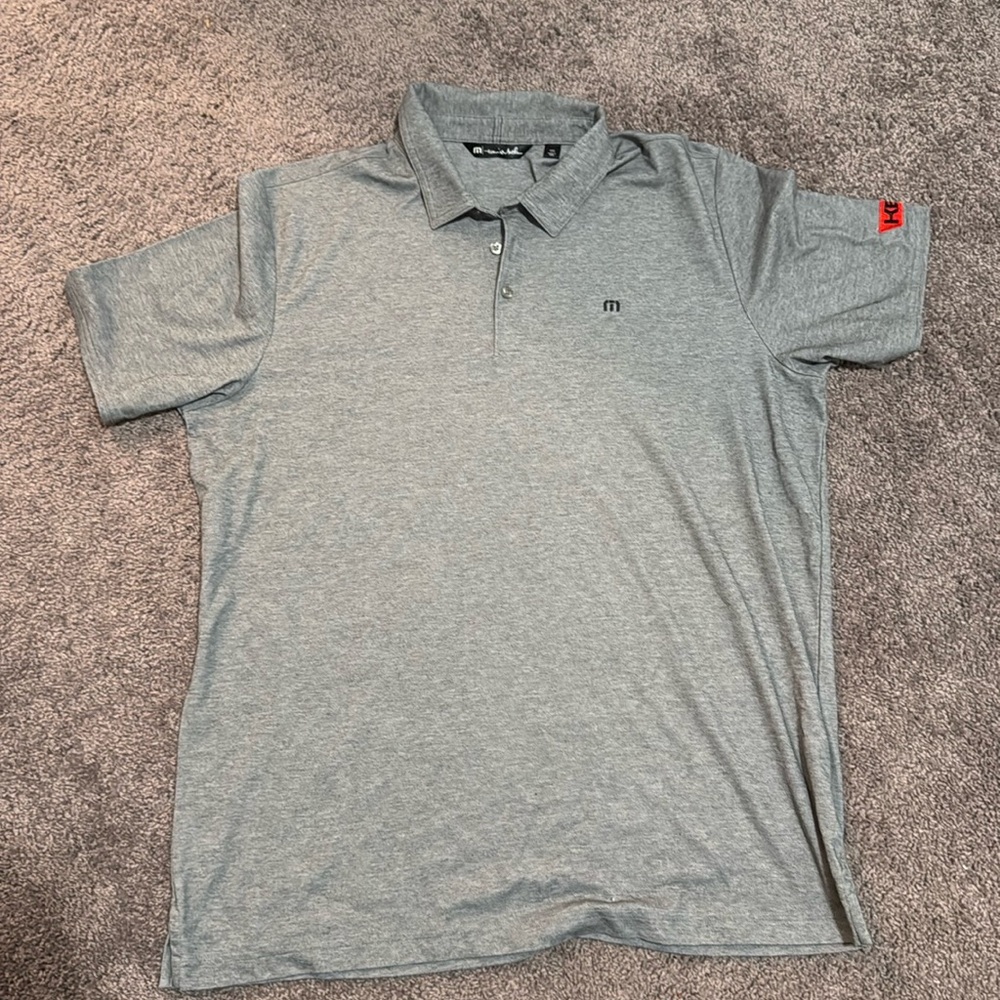 Travis Mathew Gray Polo - XXL
